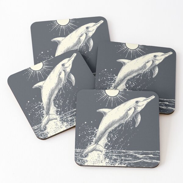 Item preview, Smiling Dolphin Leap designed and sold by cute-animals99.
