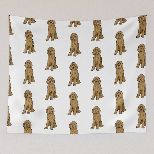 Item preview, Goldendoodle designed and sold by honeybeepaper.