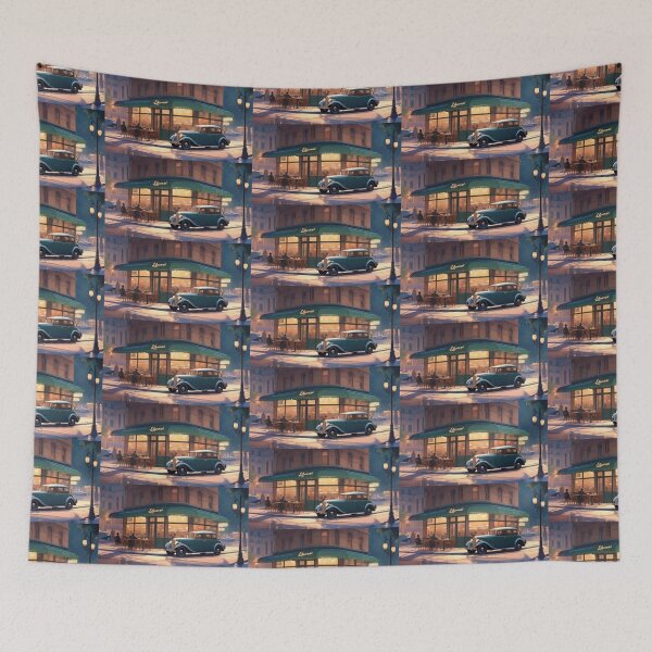 Item preview, Winter Berlin Jazz cafe 1930 #vintageoldies music graphic design designed and sold by ItsAKinkThing.