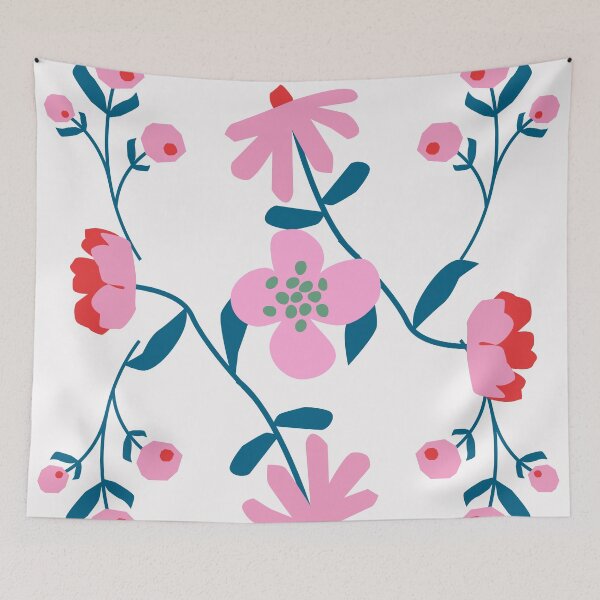 Item preview, Pink flower patter. designed and sold by Swingfroglet.