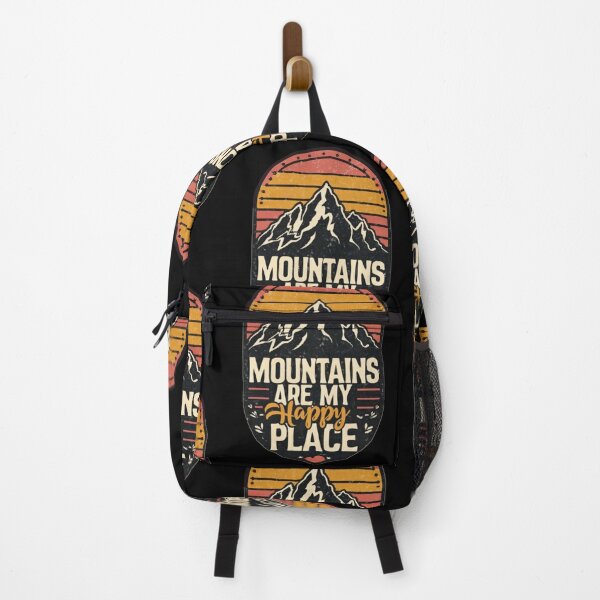 Item preview, Mountains are my happy place designed and sold by CosmicFreedom9.