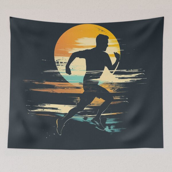 Item preview, Runner Minimalist Design designed and sold by Sketch-Shack.