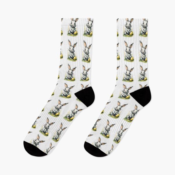 Artikelvorschau, Niedlicher kleiner Osterhase mit Osterei im Vintage-Stil. entworfen und verkauft von SaraSumi.