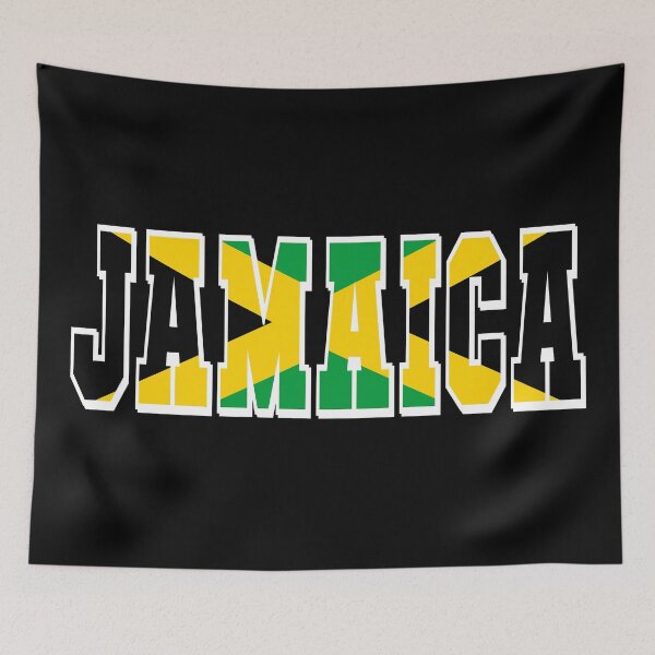 Item preview, Jamaica Country Flag Typography designed and sold by TravelWish.