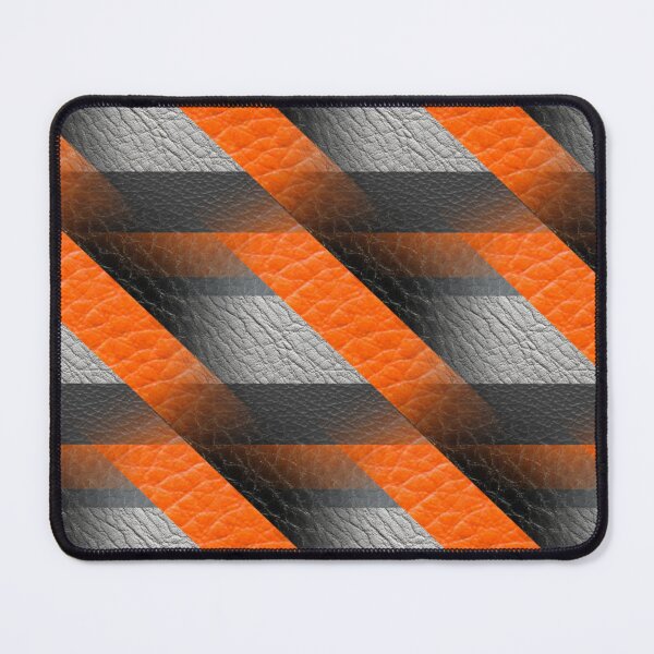 Item preview, ART leather orange with gray designed and sold by NinaFlorence.