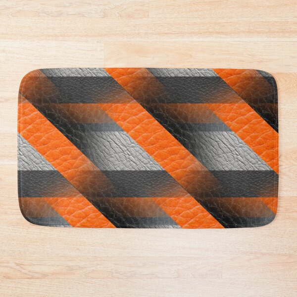 Item preview, ART leather orange with gray designed and sold by NinaFlorence.