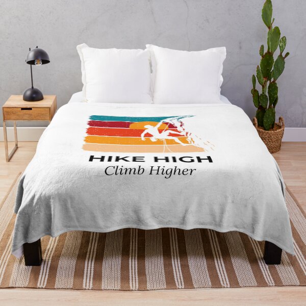 Item preview, Hike High, Climb Higher - Inspirational Hike and Climb quote for Outdoor and Climbing Enthusiasts and Hikers designed and sold by CHAMSSTORE.
