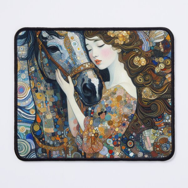 Item preview, The theme of "the girl and the horse" is often found in art designed and sold by aleksandr13.