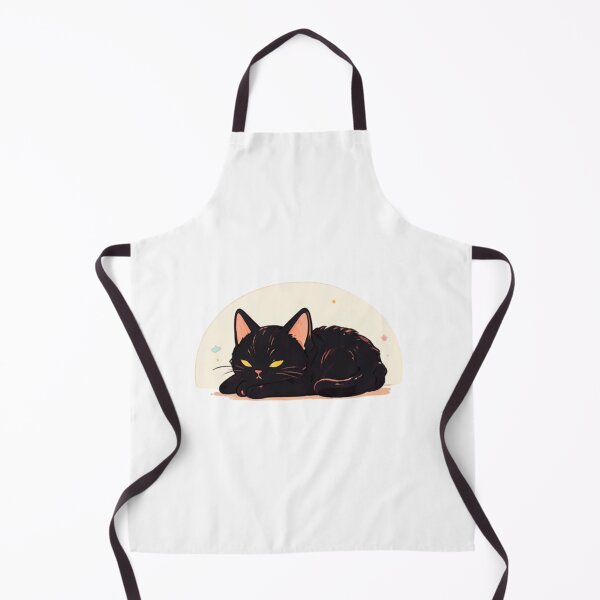 Item preview, Cool Black cat napping designed and sold by KorArtStudio.