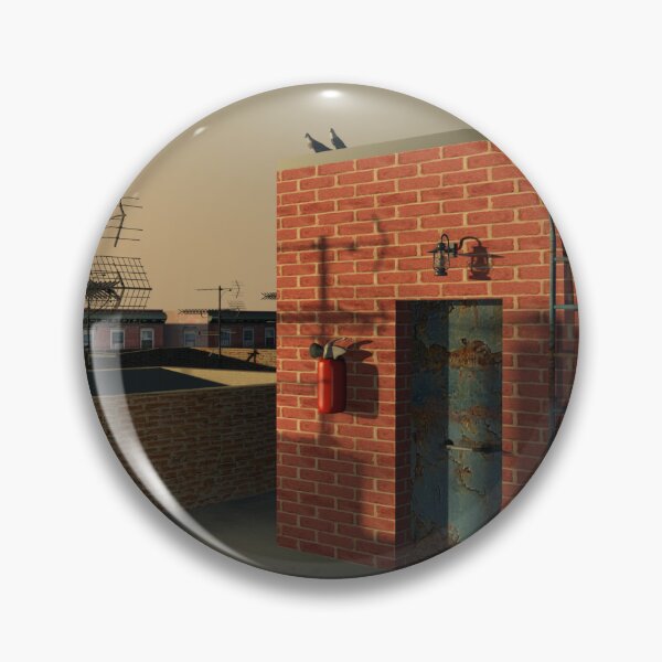 Item preview, Rooftop in New York. Illustration designed and sold by Luis J. de la Fuente.