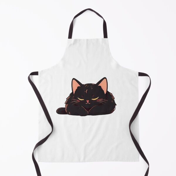 Item preview, Sleepy Black cat napping designed and sold by KorArtStudio.