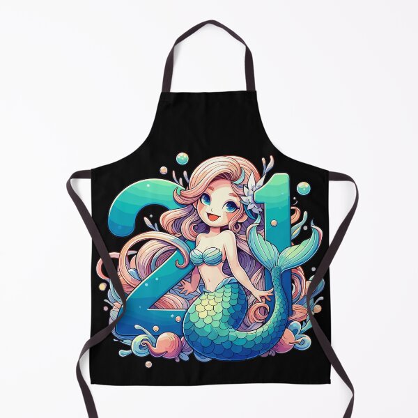 Item preview, 21 years mermaid cute birthday gift designed and sold by Pineapple-Tree.