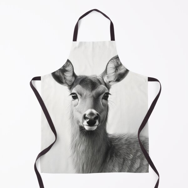 Item preview, Black and white deer pencil drawing designed and sold by Pencil-Art.