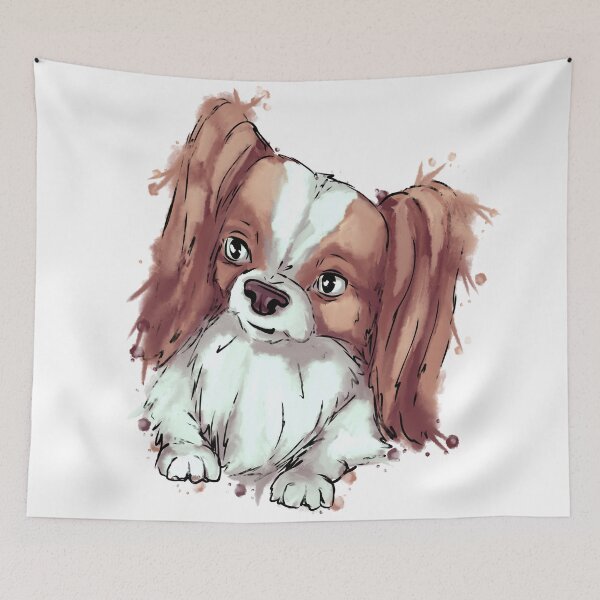 Item preview, Cute papillon - dog designed and sold by Antiope33.