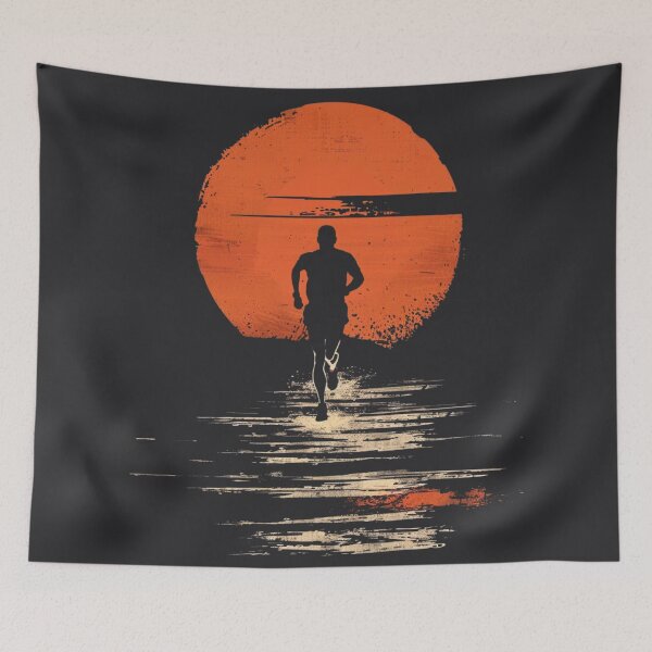 Item preview, Runner Minimalist Design designed and sold by Sketch-Shack.