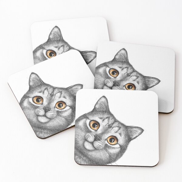 Item preview, Gray cat designed and sold by Valeriya Korenkova Kodamorkovkart.