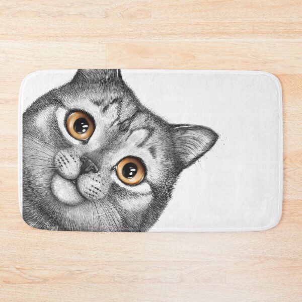 Item preview, Gray cat designed and sold by Valeriya Korenkova Kodamorkovkart.