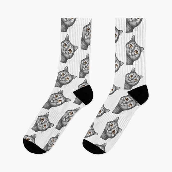 Item preview, Gray cat designed and sold by Valeriya Korenkova Kodamorkovkart.