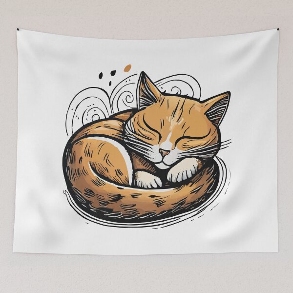 Item preview, Cat Nap designed and sold by Angry Swan Designs.