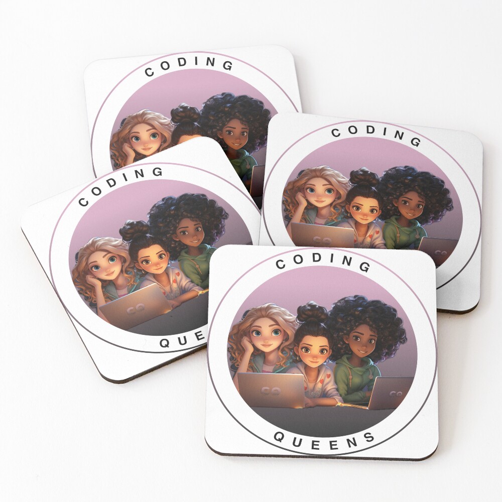 Item preview, Coasters (Set of 4) designed and sold by codingqueens.