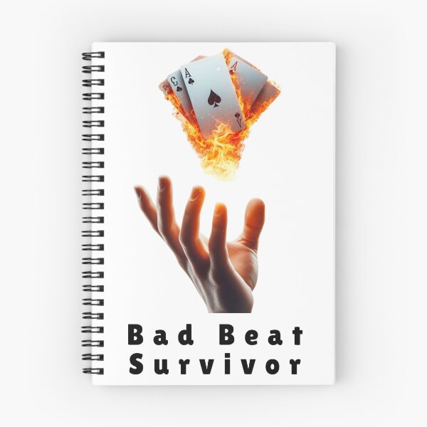 Item preview, Bad Beat Survivor - Poker Player designed and sold by MotivationDNA.