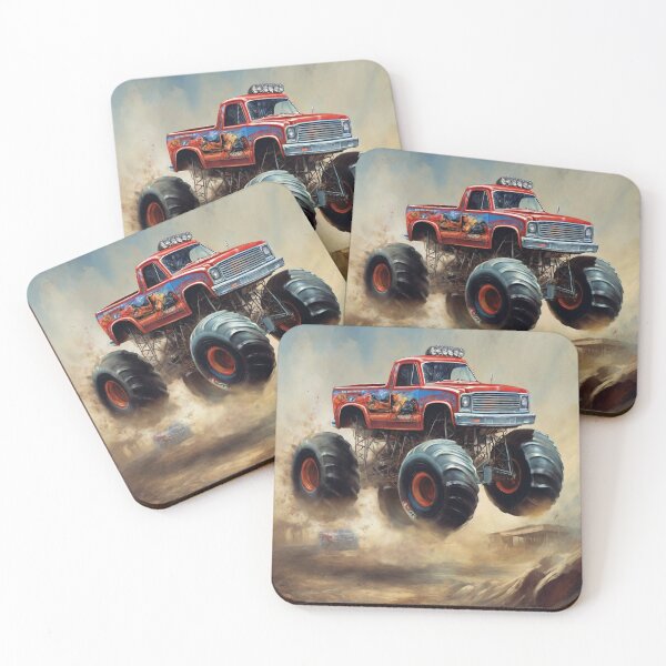 Item preview, "Flying Monster Truck" designed and sold by Artisticanvas.