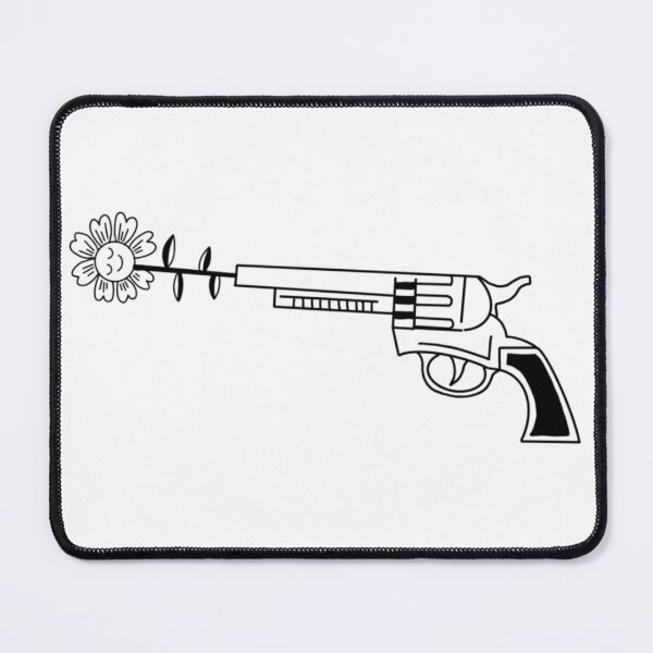 Item preview, Gun with a flower designed and sold by Dailykindness.