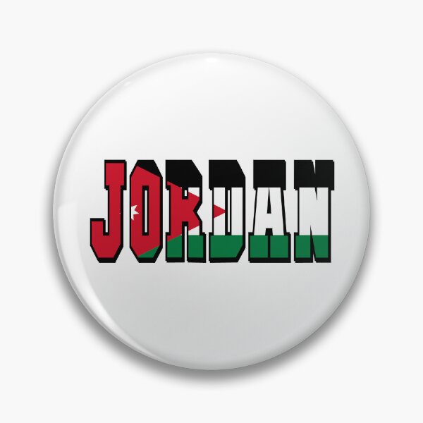 Item preview, Jordan Country Flag Typography designed and sold by TravelWish.