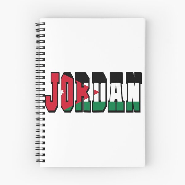 Item preview, Jordan Country Flag Typography designed and sold by TravelWish.