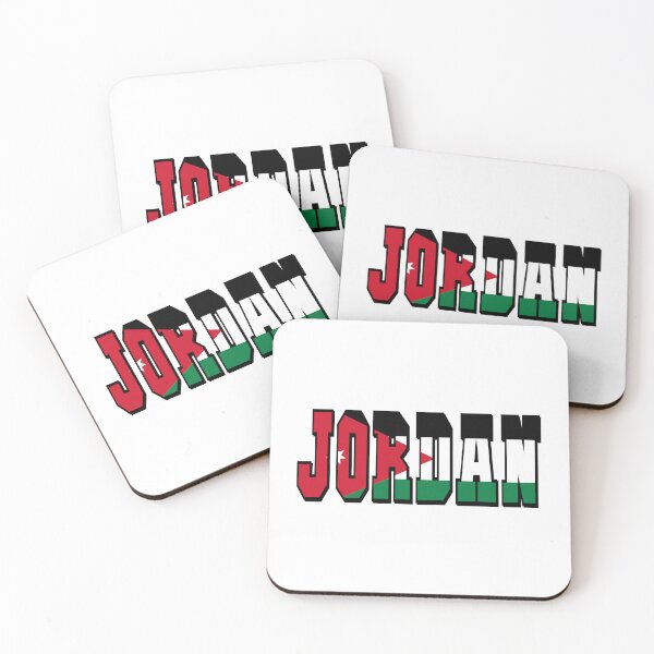 Item preview, Jordan Country Flag Typography designed and sold by TravelWish.