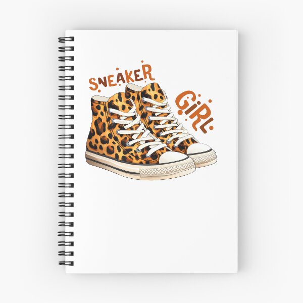 Item preview, Sneaker Girl - Cheetah leopard patterned sneaker designed and sold by EmeraldeaArt.