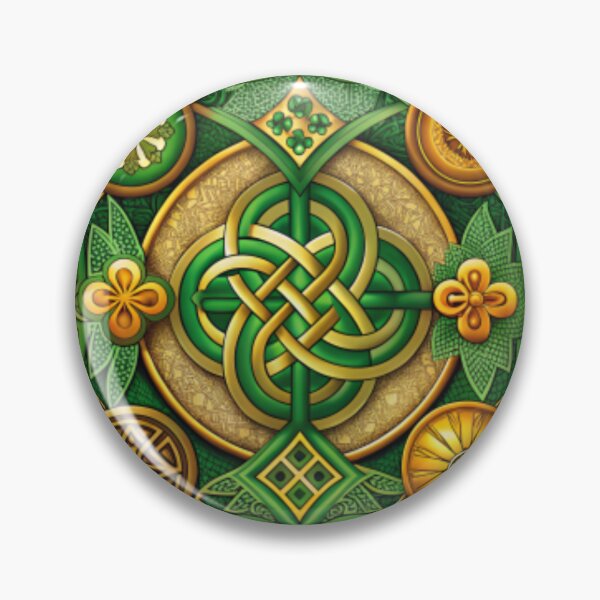 Item preview, St. Patrick's Day Celtic Knotwork Pattern designed and sold by printmala.