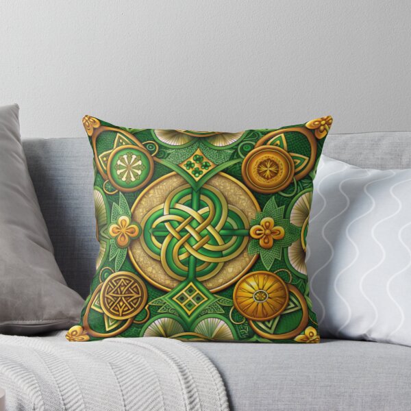 Aperçu de l'œuvre Modèle de noeud celtique de la Saint-Patrick créée et vendue par printmala.