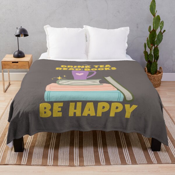 Item preview, Drink Tea Read Books Be Happy designed and sold by ricricswert.