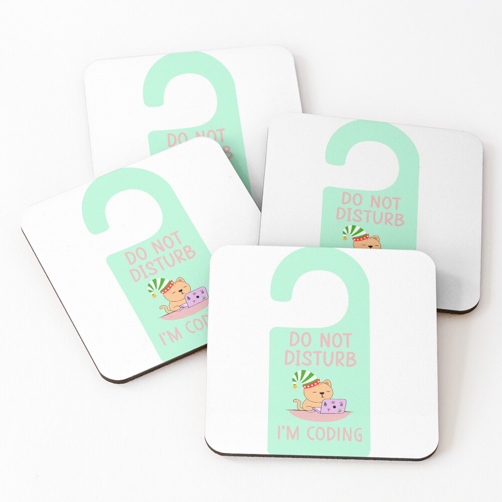 Item preview, Coasters (Set of 4) designed and sold by codingqueens.