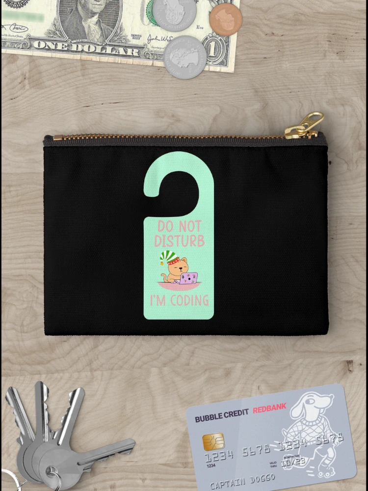 Thumbnail 3 of 4, Zipper Pouch, Coding Queens >Cute Tech Stickers designed and sold by codingqueens.