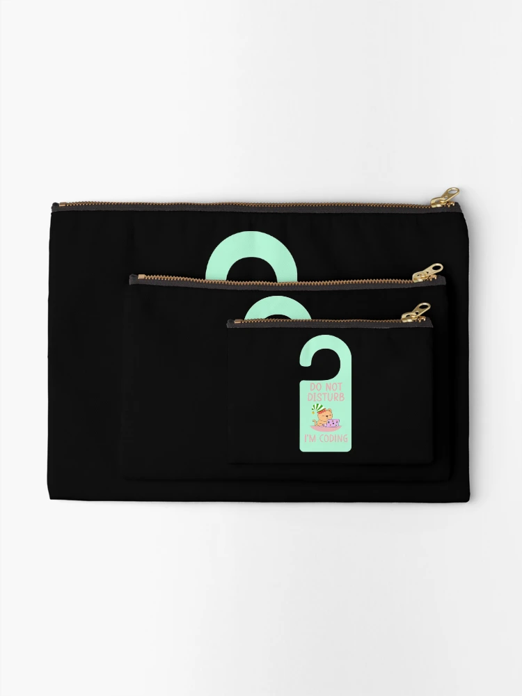 Thumbnail 2 of 4, Zipper Pouch, Coding Queens >Cute Tech Stickers designed and sold by codingqueens.