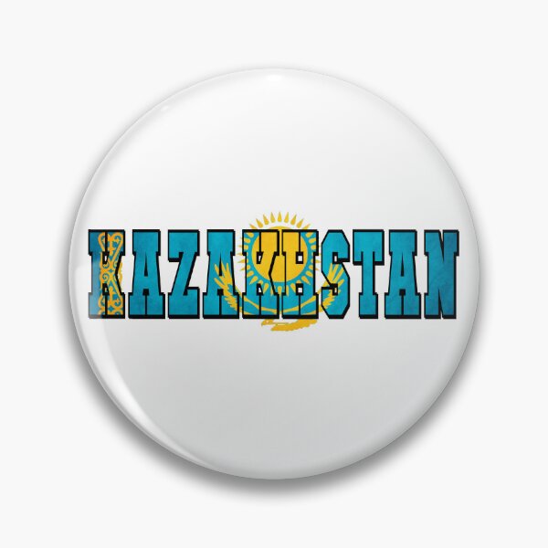 Item preview, Kazakhstan Country Flag Typography designed and sold by TravelWish.