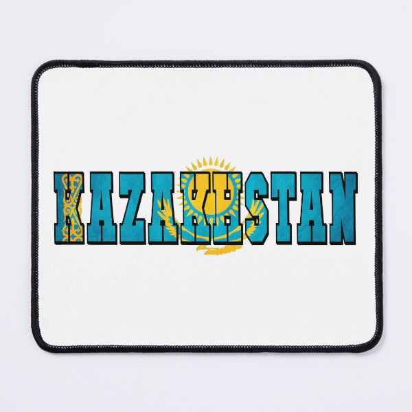 Item preview, Kazakhstan Country Flag Typography designed and sold by TravelWish.