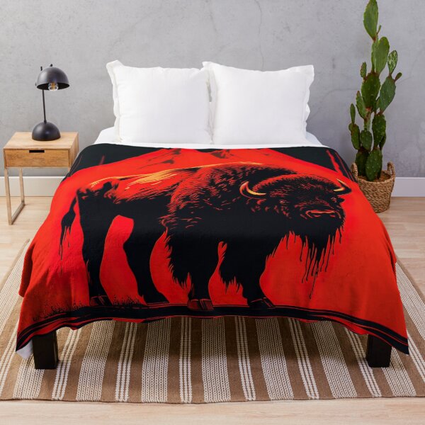 Item preview, Bison | Red minimalism designed and sold by ComicsFactory.