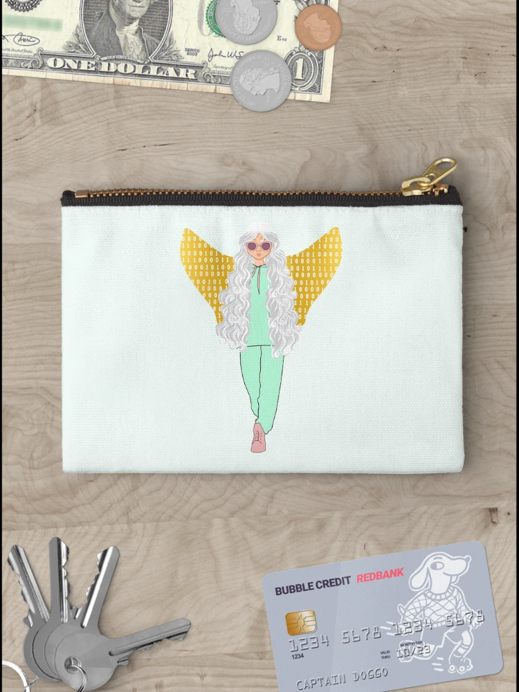 Thumbnail 3 of 4, Zipper Pouch, Coding Queens>Cute Tech Stickers designed and sold by codingqueens.