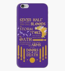 Vinilo o funda para iPhone La profecia de siete