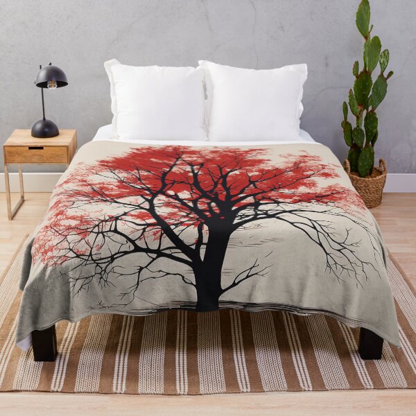 Item preview, Black locust tree | Red minimalism designed and sold by ComicsFactory.
