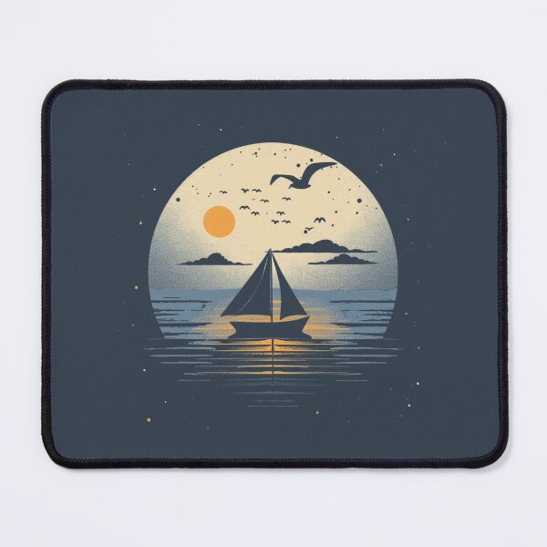 Item preview, Minimal Sailboat Design designed and sold by Sketch-Shack.