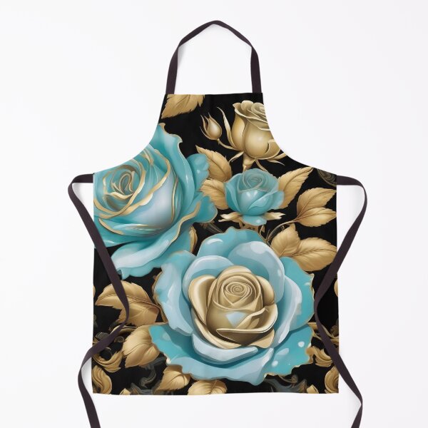 Item preview, Baroque Inspired Aqua Roses designed and sold by DesignsByPrnces.