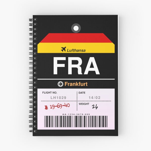 Item preview, Frankfurt Airline Luggage Tag designed and sold by RabbitK.