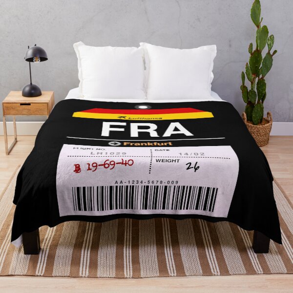 Item preview, Frankfurt Airline Luggage Tag designed and sold by RabbitK.
