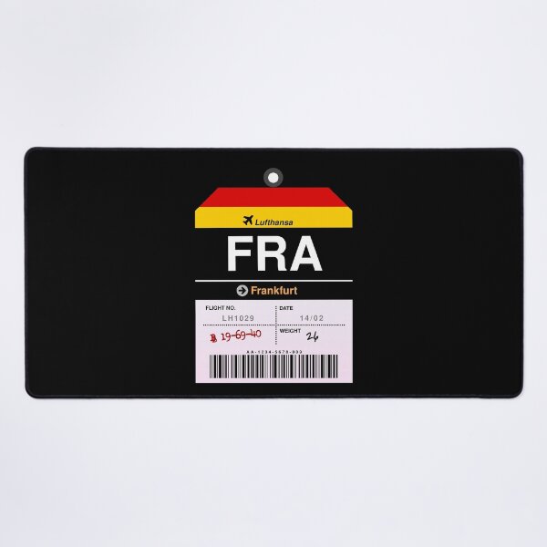 Item preview, Frankfurt Airline Luggage Tag designed and sold by RabbitK.