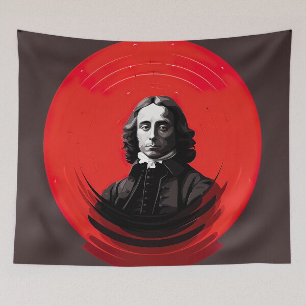 Item preview, Blaise Pascal | Red minimalism designed and sold by ComicsFactory.
