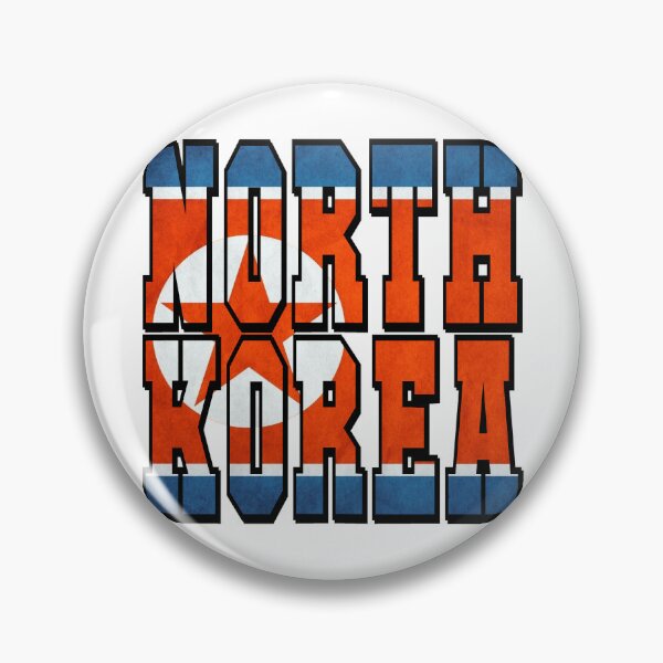 Item preview, North Korea Country Flag Typography designed and sold by TravelWish.